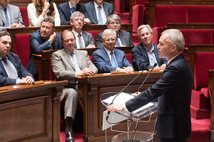 Cérémonie de dévoilement des plaques en hommage à Edgar Faure et Philippe Séguin