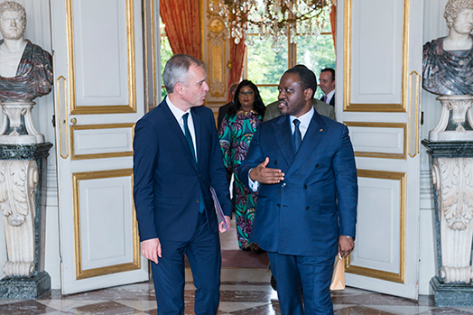 Entretien avec le Président de l'Assemblée nationale de la République de Côte d'Ivoire
