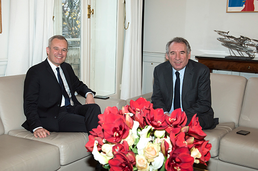 Entretien avec M. François Bayrou, Président du MoDem