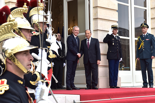 Entretien avec M. Michel Aoun, Président de la République libanaise
