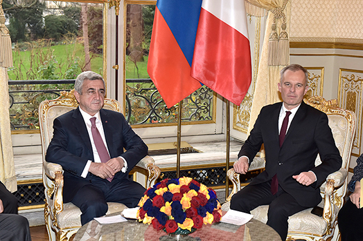 Entretien avec M. Serge Sarkissian, Président de la République d’Arménie