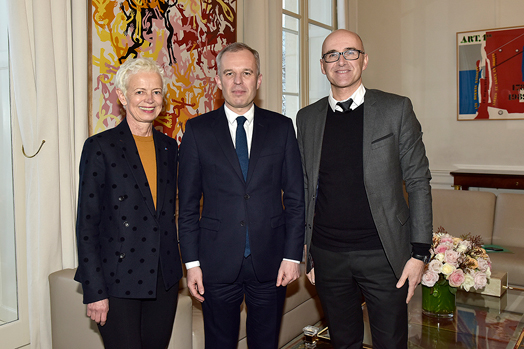 Entretien avec Brigitte Klinkert, Présidente du Conseil départemental du Haut-Rhin et Frédéric Bierry, Président du Conseil départemental du B...